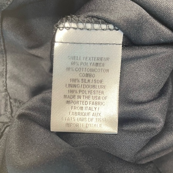 Milly Navy Lattice Mesh Bodycon Cocktail Dress Size 4 Exposed Zip - Picture 10 of 10